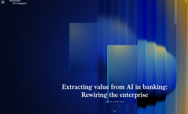 Becoming an AI-Driven Bank: Insights from McKinsey’s Latest Report