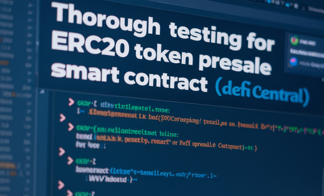 [Tutorial 2/4] Thorough Testing for ERC20 Token Presale Smart Contract (DeFi Central)
