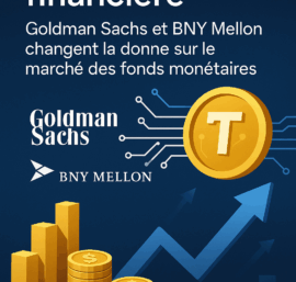 Tokenisation financière : Goldman Sachs et BNY Mellon changent la donne sur le marché des fonds monétaires