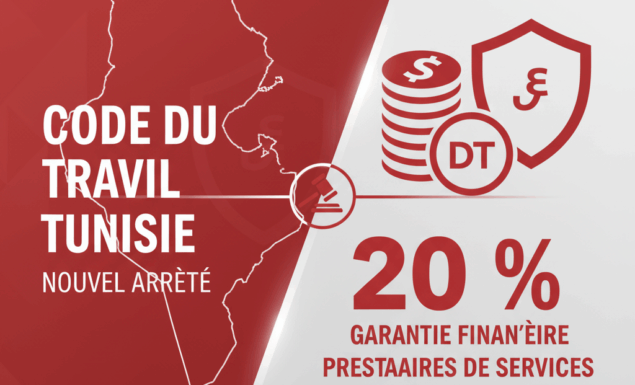 Code du travail : la nouvelle garantie financière de 20 % bouscule les prestataires de services en Tunisie
