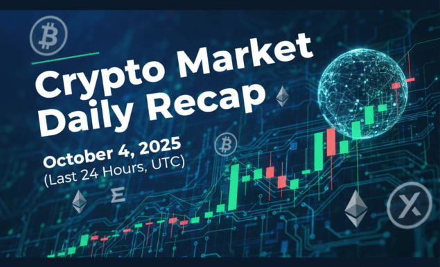 Crypto Market Daily Recap – October 4, 2025 (Last 24 Hours, UTC)