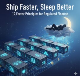 Ship Faster, Sleep Better: 12 Factor Principles for Regulated Finance