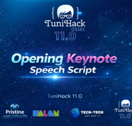 TuniHack 11.0 Opening Keynote Speech Script