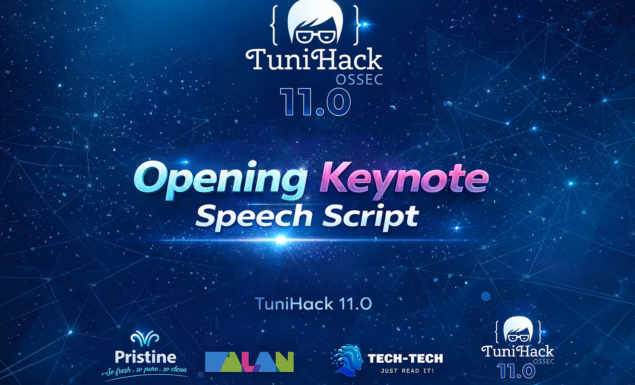 TuniHack 11.0 Opening Keynote Speech Script