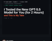I Tested the New GPT-5.5 Model for You (for 2 Hours) and This is My Take