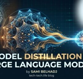 Model distillation in large language models