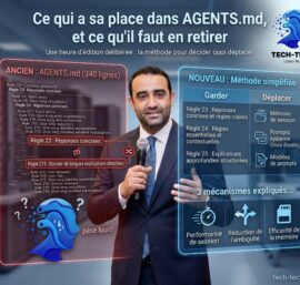 Ce qui doit rester dans AGENTS.md, et ce qu’il faut en sortir